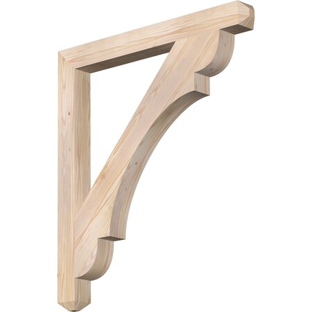 Ekena Millwork Olympic Craftsman Smooth Bracket, Douglas Fir, 3 1/2"W x 36"D x 40"H BKT04X36X40OLY04SDF